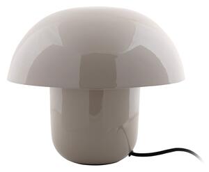 Lampada da tavolo grigia con paralume in metallo (altezza 25 cm) Fat Mushroom - Leitmotiv