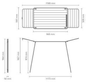 Stendino nero opaco 18 m HangOn Too – Brabantia