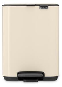Cestino per la spazzatura beige in acciaio con pedale 4 l Bo – Brabantia