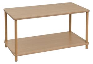 Tavolino da salotto di colore naturale 40x80 cm Gaia – Casa Selección