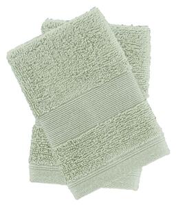 Set di asciugamani tipo terry verdi in cotone 2 pz 30x30 cm Anti-Bacterial – Catherine Lansfield