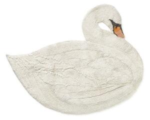 Tappeto per bambini color crema in cotone lavabile/tessuto a mano 100x120 cm Swan – Lorena Canals