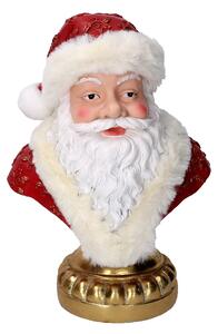 Babbo natale in resina busto rosso cm 39,8x39,8xh39,8