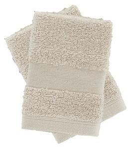Set di asciugamani tipo terry beige in cotone 2 pz 30x30 cm Anti-Bacterial – Catherine Lansfield