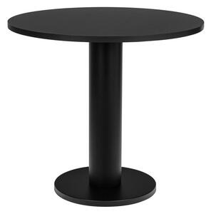 Tavolo da pranzo rotondo con piano effetto rovere ø 80 cm Sool – noo.ma