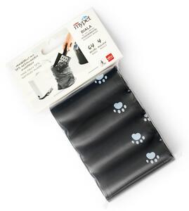 Sacchetti neri per gatti in set da 4 11x18 cm Biala - Rotho