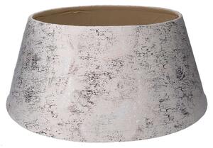 Copri base albero tessuto bianco tondo cm Ø56xh25