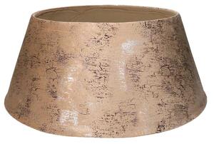Copri base albero tessuto bronzo tondo cm Ø56xh25