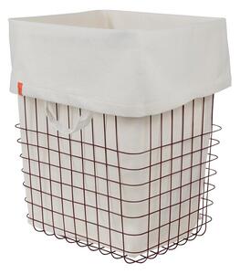 Cesta per il bucato burgundy in metallo 64 l Store-It – Mette Ditmer Denmark