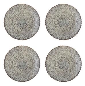 Set di piatti grigi in gres 4 pz ø 26,5 cm Katrina – Bloomingville