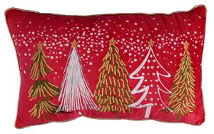 Cuscino tessuto con alberi cm 50x30x12