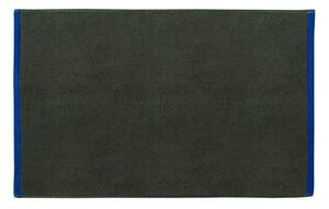 Tappetino per il bagno verde scuro/blu in cotone organico 50x80 cm Soft – Mette Ditmer Denmark
