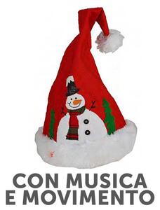 Cappello musicale pupazzo neve cm 22x20xh45