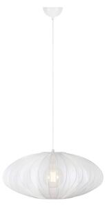 Lampada a sospensione bianca con paralume in tessuto ø 60 cm Florence - Markslöjd