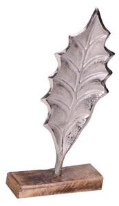 Foglia metallo cm 18x5xh25