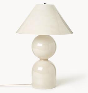 Lampada da tavolo grande in vetro con paralume orientabile Danielle
