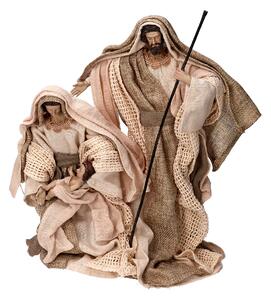 Natività tessuto beige cm xh30,5