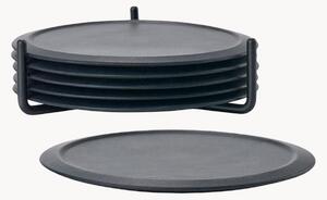 Set sottobicchieri in silicone con portasottobicchieri Singles 7 pz
