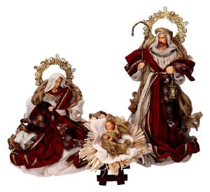 Natività tessuto bordeaux cm xh25,4