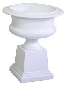 Portavaso resina bianco opaco cm 58x58xh67