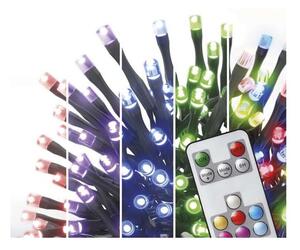 Catena da esterno LED RGB Natale 120xLED/72 modalità 15m IP44 + telecomando