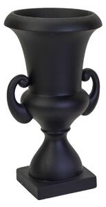 Portavaso resina nero opaco cm 48x48xh90
