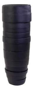 Portavaso resina nero opaco cm Ø43xh122
