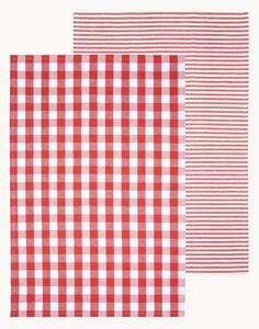 Set di 2 strofinacci Eco Gingham
