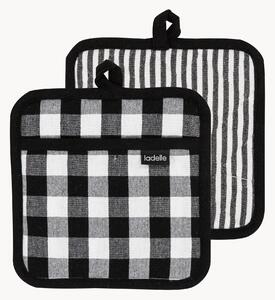 Set di 2 presine Eco Gingham