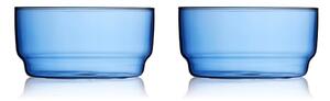 Ciotoline in set blu in vetro 2 pz 500 ml Torino – Lyngby Glas