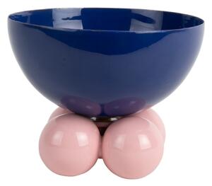 Ciotolina blu scuro in ferro Double Funky – PT LIVING
