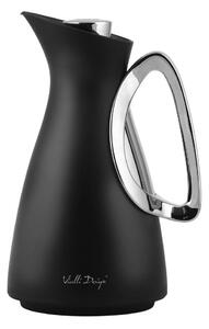 Borraccia termica nera in plastica 1 l Alessia – Vialli Design