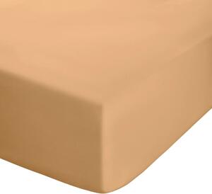 Lenzuolo con angoli giallo e arancione in percalle 90x190 cm Easy Iron Percale – Catherine Lansfield
