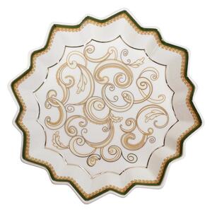 Piatto in porcellana bianca ø 23,5 cm Vassoio - Brandani