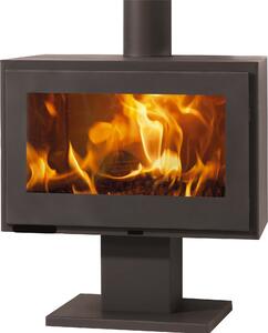 Stufa a Legna 7,2 kW 85,4x79,6x47 cm Maja Nera