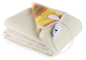 Coperta Termica Elettrica Singola in Lana 100% Scaldaletto Maxi Scozzese