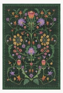 Tappeto a pelo corto lavabile Protea by Iris Apfel