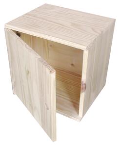 Pensile 1 Anta 30x36x36h cm in Legno di Pino Naturale