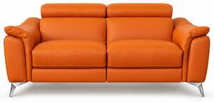 Divano Flow Relax Reclinabile in Pelle Primo Fiore – 2 posti Doppia Motorizzazione, Design Moderno