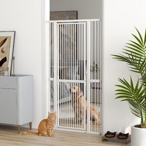 AllMyPets Cancellino per Cani e Gatti Alto 180 cm Estensibile da 76-104 cm e Montaggio a Pressione colore Bianco - WTZ377