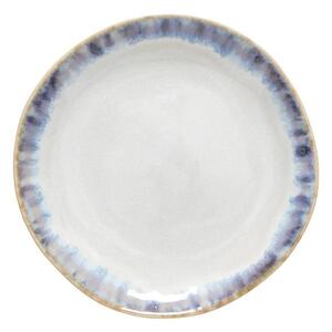 Piatto da dolce bianco/blu in gres ø 15 cm Brisa – Costa Nova