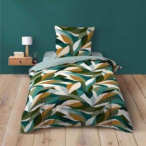 Set copripiumino e federa in cotone per letto singolo 140x200 cm Swan – douceur d'intérieur