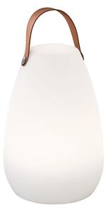 Lampada da tavolo LED bianco-marrone (altezza 26 cm) Ruby - Fischer & Honsel