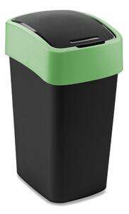 Cestino per la spazzatura verde/nero in plastica per raccolta differenziata 25 l Flip Bin – Curver
