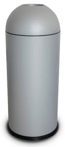 Pattumiera Per Raccolta Rifiuti Ø35xh88 cm da Interno In Acciaio Verniciato Grigio