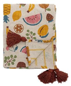 Coperta per bambini in cotone riciclato 130x160 cm Fruitta – Bloomingville Mini