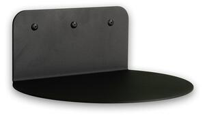 Mensola nera in metallo 30 cm Flex – Spinder Design