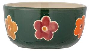 Ciotola per bambini verde scuro in gres ø 12 cm Addy – Bloomingville Mini