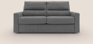 Paloma divano letto con materasso alto 18 cm con Aloe Vera in tessuto