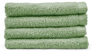Set di asciugamani con asciugatura rapida/tipo terry verdi in cotone 4 pz 30x30 cm Quick Dry – Catherine Lansfield